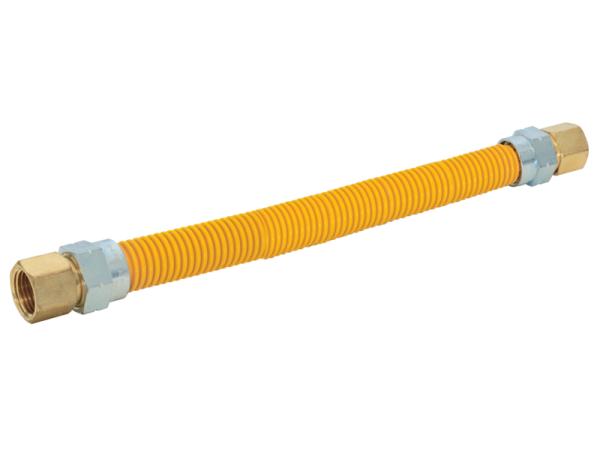 1 in. OD Epoxy-Coated Gas Connector - FIP x MIP - SKU: 40YE545448