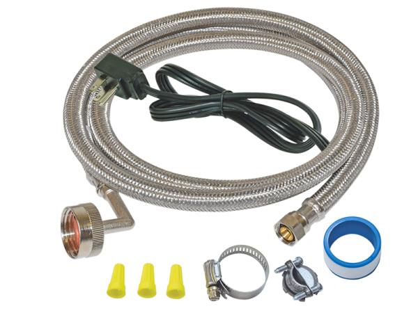 Dishwasher Installation Kit with Elbow and Cord