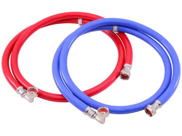 PVC-Wrapped Braided Washing Machine Hoses With Elbows