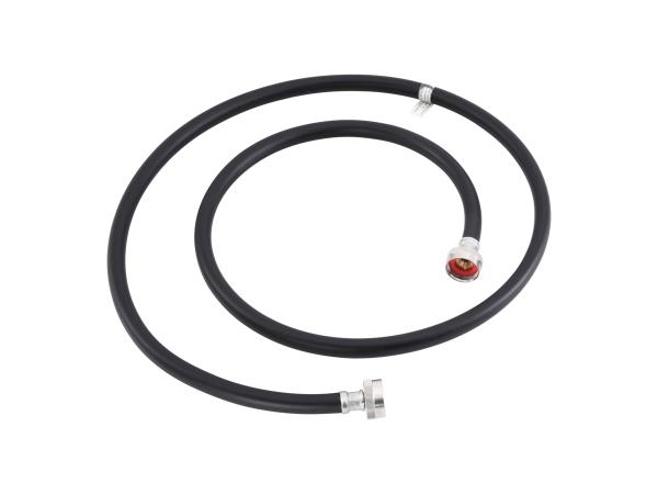 6 Foot Black PVC Washing Machine Hose