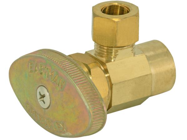 SpeedFlex™ Multi-Turn Sweat Angle Stop Valve (Rough Brass) - SKU: 048291LF