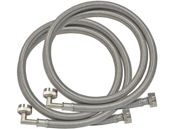 PVC-Coated Braided Washing Machine Hose With Elbow