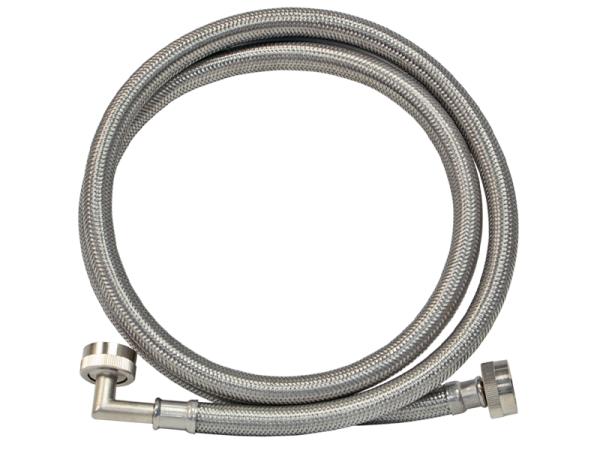 Braided Stainless Steel Washing Machine Connector with Elbow