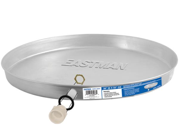 Aluminum Water Heater Pan with CPVC Fittings - SKU: 60094CPN