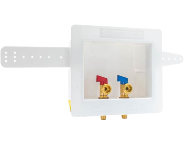 Dual-Drain Washing Machine Outlet Box