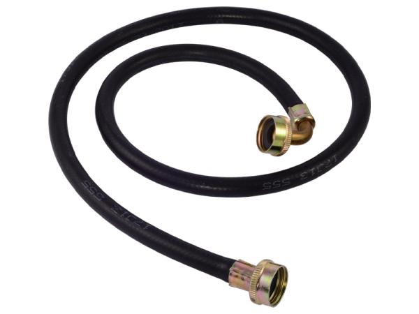 Black Rubber Washing Machine Hose With Elbow