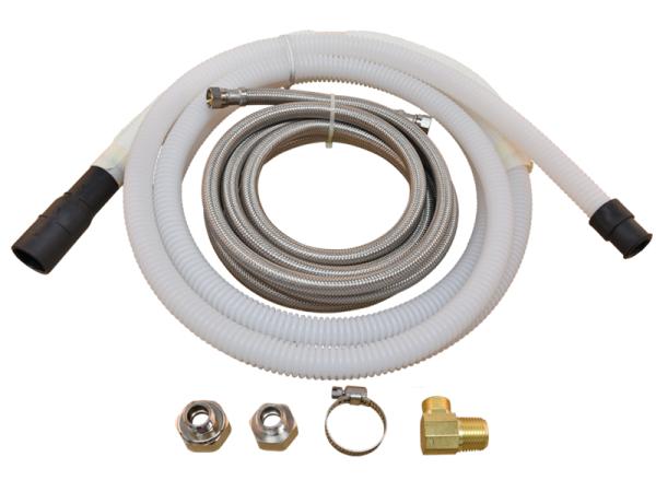 Stainless Steel Dishwasher Supply and Drain Kit