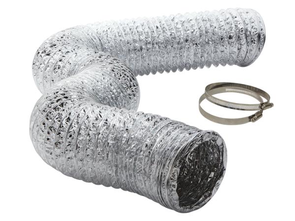 Aluminum Foil Dryer Vent Duct with Worm Gear Clamps