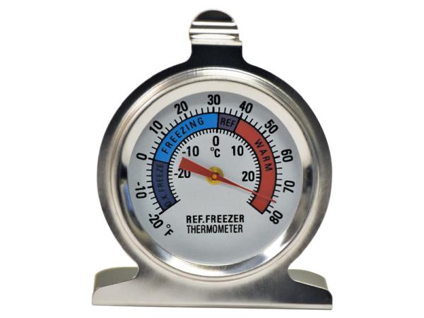 Chrome-Plated Freezer Thermometer