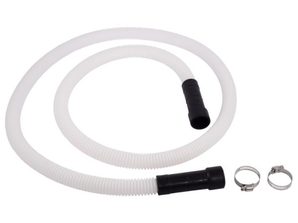Corrugated Dishwasher Discharge Hose with Rubber Ends