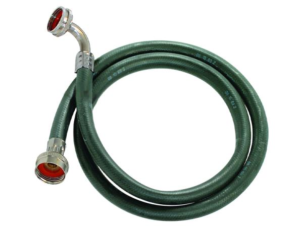 Black PVC Washing Machine Hose With Elbow