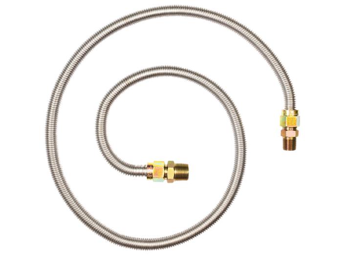 5/8 in. OD Stainless Steel Gas Connector - MIP x MIP - SKU: 30SS505060