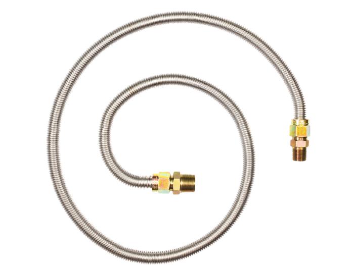 5/8 in. OD Stainless Steel Gas Connector - MIP x MIP - SKU: 30SS545060