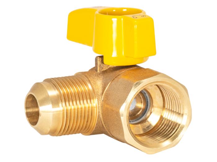 Flare Female Angle Gas Valve - SKU: 60029