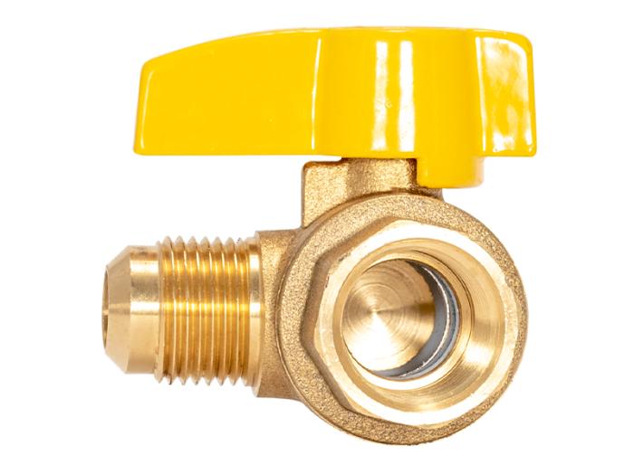 Flare Female Angle Gas Valve - SKU: 60034